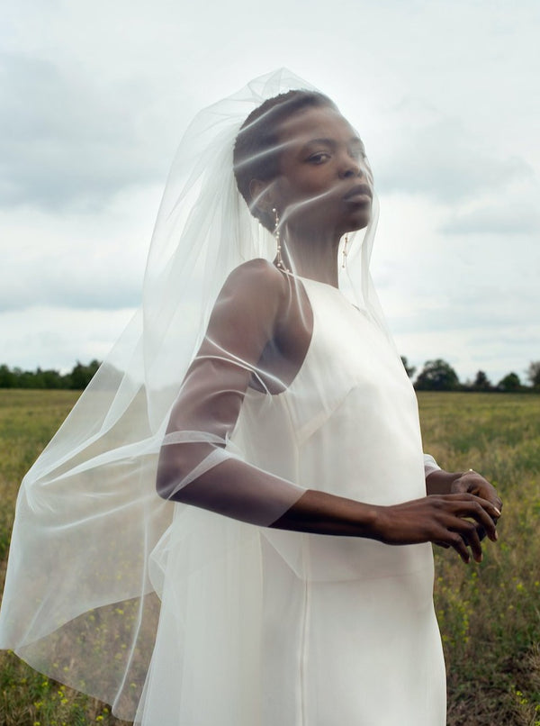 Carla tulle veil